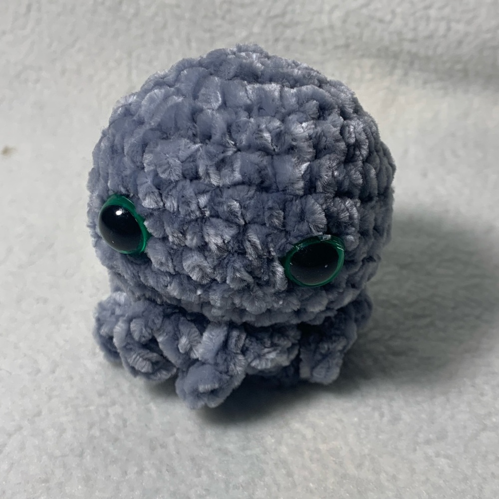 Gray Octopus Toy
